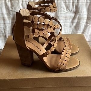 NEW LUCKY BRAND - Tan Heeled Sandals - 5